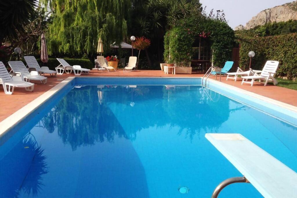 Da Nonna Cettina Appartamento In Villa Con Piscina Palermo Ngoại thất bức ảnh